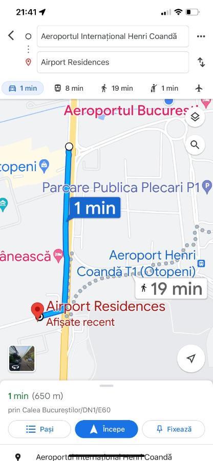 Relaxing Bucharest Airport Residences & Therme-Self Check-In 奥托佩尼 外观 照片